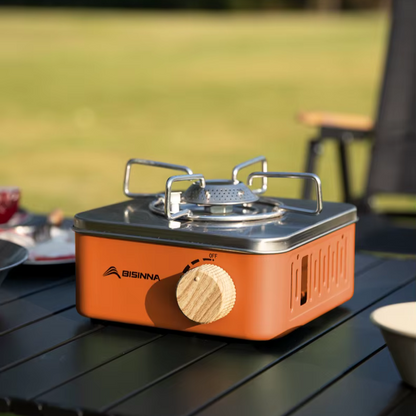 Royaleva Portable Camping Gas Stove – 2800W High-Power Outdoor Cassette Burner