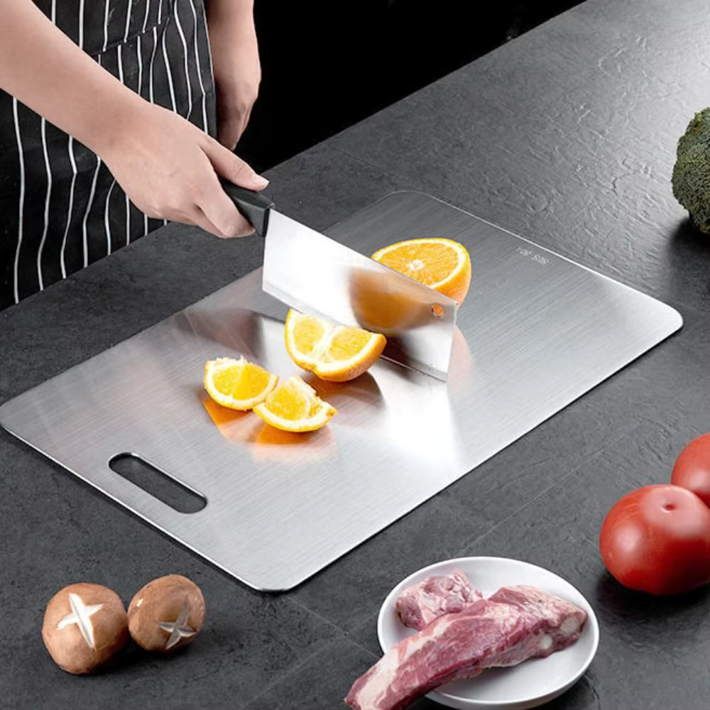 Royallure Titanium Enhanced Chopping Board - Durable, Double-Sided, Food-Grade Safe Cutting Surface for Kitchen and Outdoor Use