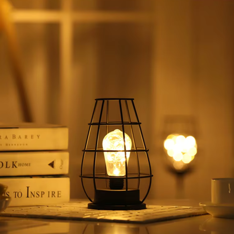 RoyaleGlow Modern Table Lamp – Elegant LED Light for Warm & Cozy Ambiance