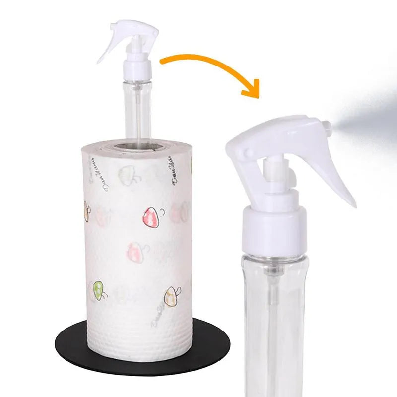 Rayvia 2-in-1 Paper Towel Holder with Built-in Spray Bottle – Space-Saving Kitchen & Cleaning Tool