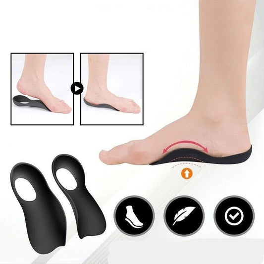 Royallure Premium Flat Foot Orthopedic Insoles for Pain Relief and Comfort