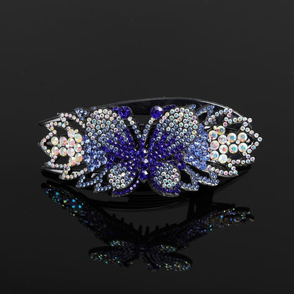 Royallure Floral Elegance Hair Clip with Sparkling Stones