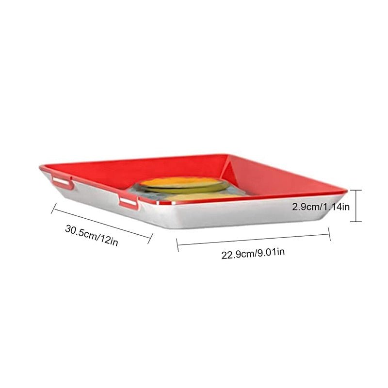 Royallure Eco-Friendly Food Preservation Tray with Airtight Seal - Reusable, Leak-Proof & Stackable for Freshness