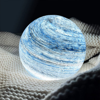 Royallure Glass Moon Sphere - Mesmerizing Lunar Lamp for Tranquil Ambiance