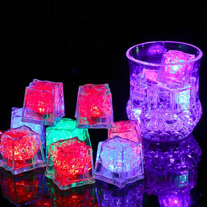 RoyaleGlow Multicolor LED Ice Cube Lights – Waterproof & Food-Safe for Drinks & Party Decor