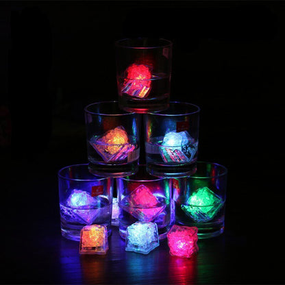 RoyaleGlow Multicolor LED Ice Cube Lights – Waterproof & Food-Safe for Drinks & Party Decor