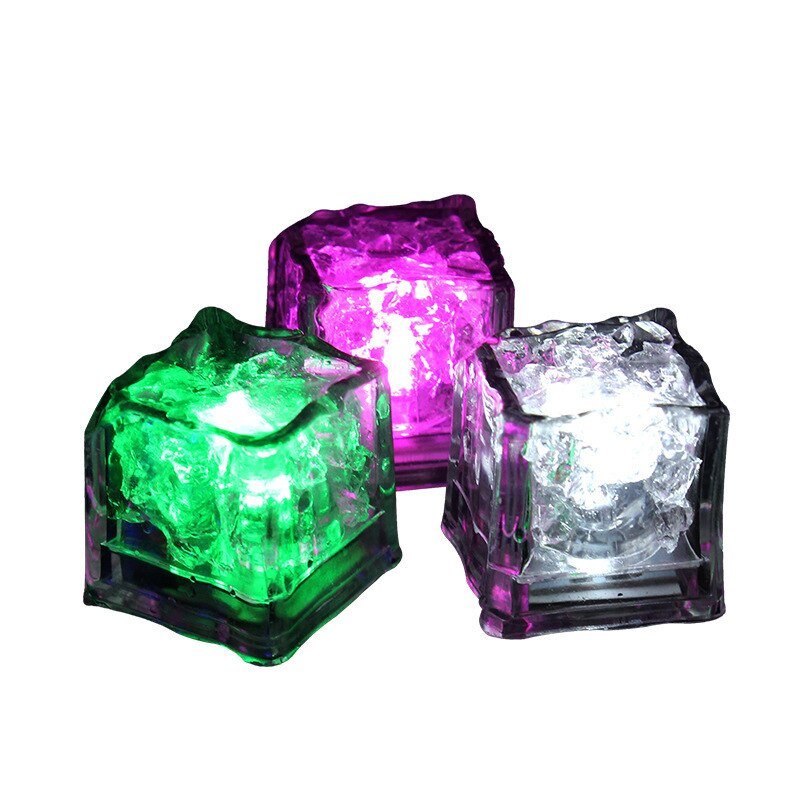 RoyaleGlow Multicolor LED Ice Cube Lights – Waterproof & Food-Safe for Drinks & Party Decor