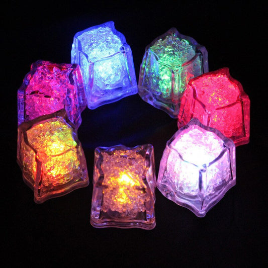 RoyaleGlow Multicolor LED Ice Cube Lights - Waterproof & Food Safe, Perfect for Parties & Centerpieces