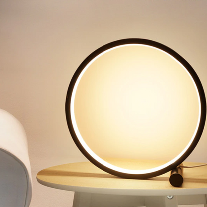 Royaleva Halo Nightstand Lamp - Unique Halo Ring Design