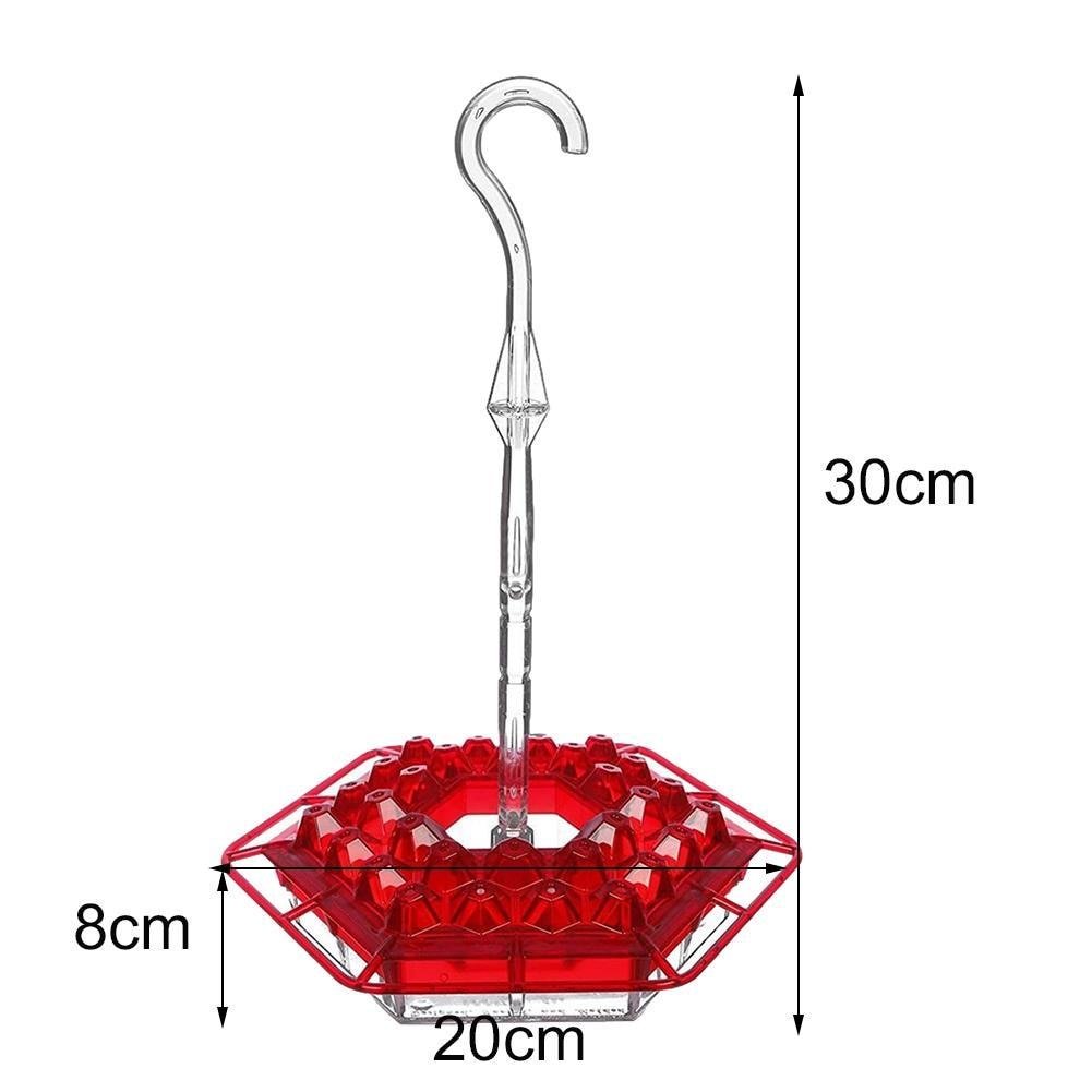 Royaleva Premium Hummingbird Feeder with Ant Moat & Perch - 30 Feeding Ports, Easy Fill Design, UV Resistant Material