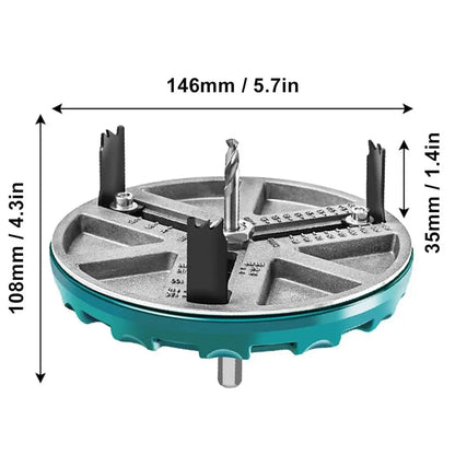 Royallure Precision Adjustable Hole Saw Set