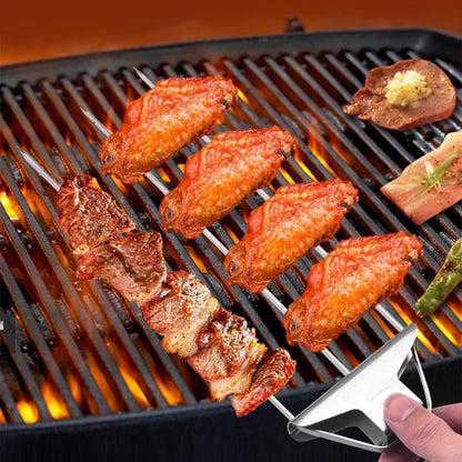 Royallure Premium EasySlide Stainless Steel Grilling Skewers