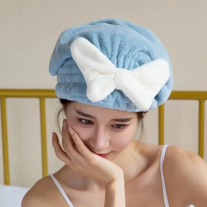 Royallure Ultra-Absorbent Microfiber Hair Drying Towel Cap