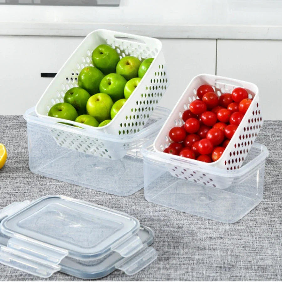 Royallure FreshBox Ultimate Fridge Organizer – Fresh Produce & Space Optimization