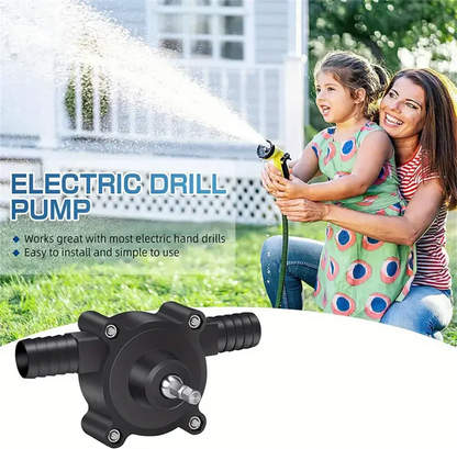 Royallure Electric Drill Liquid Transfer Pump - Efficient Water and Oil Pumping Tool for Home and Garden Use