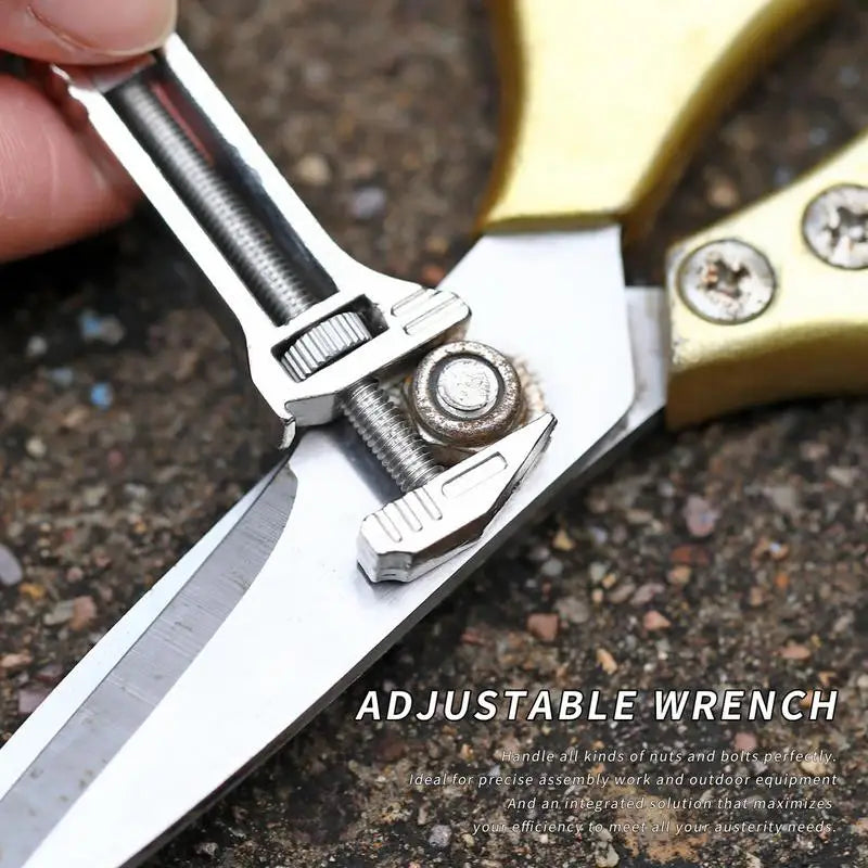 Royallure Compact Titanium Multi-Spanner Tool for Outdoor Adventures