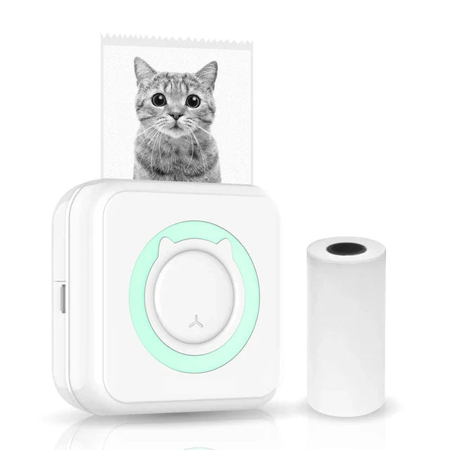 Royallure Instant Photo Printer - Compact, Inkless Wireless Sticker Printer for Memorable Moments