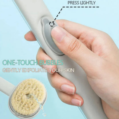 Royallure Exfoliating Shower Brush with Built-In Soap Dispenser - BOGO Offer!