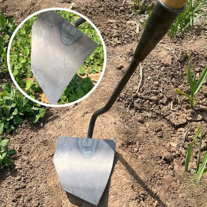 Royallure Heavy-Duty Gardening Hoe Head - Rust-Resistant Manganese Steel Tool for Effortless Weeding and Soil Preparation