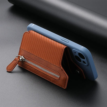 Royaleva SmartPocket: Stylish Phone Wallet with Zippered Card Protection