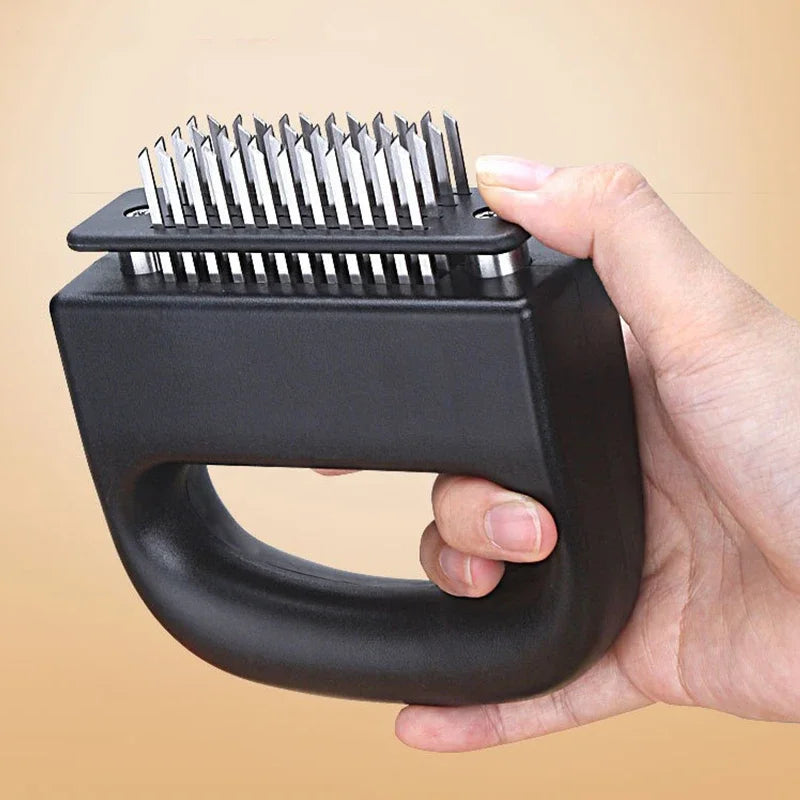 Royallure Premium Stainless Steel Meat Tenderizer - Effortless Tenderizing for Juicy, Flavorful Cuts!