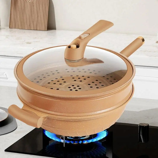 Royallure Ultimate Wok Pro: Fast, Healthy Cooking & Easy Cleaning Solution