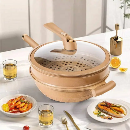 Royallure Ultimate Wok Pro: Fast, Healthy Cooking & Easy Cleaning Solution