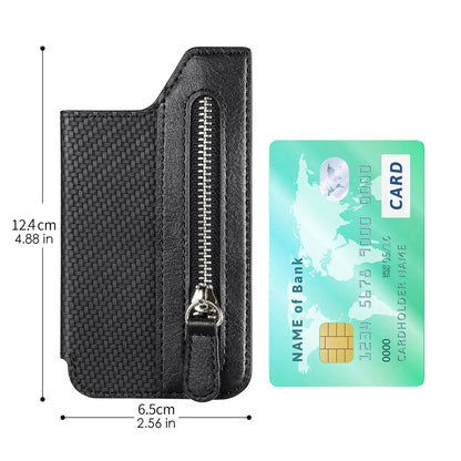 Royaleva SmartPocket: Stylish Phone Wallet with Zippered Card Protection