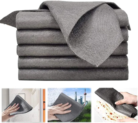 Royallure Ultra Absorbent Microfiber Cleaning Cloth - Streak-Free & Scratch-Free Solution