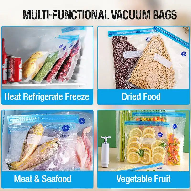 Royallure Premium Vacuum Sealer Bags for Fresh Food Storage - Eco-Friendly & BPA-Free