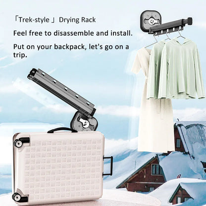 Royallure Retractable Wall-Mounted Laundry Drying Rack - Space-Saving & Easy Installation