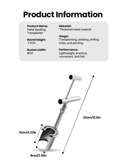 Royallure Premium Transplanter Tool for Effortless Seedling Care and Soil Sampling