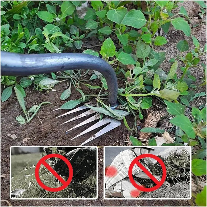 Royallure Ergonomic Hand Weed Remover Tool for Effortless Garden Weeding