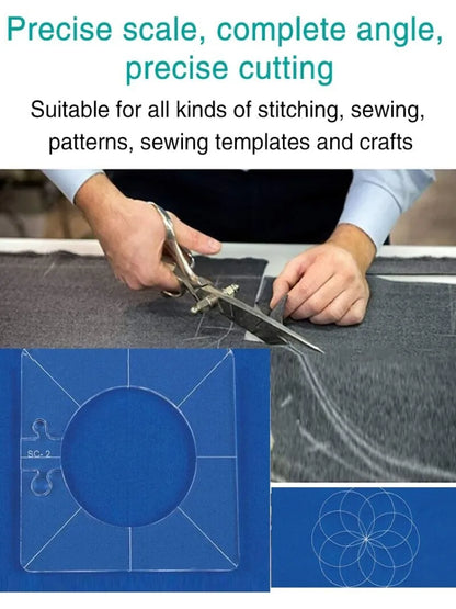 Royallure Precision Sewing Guide Set for Flawless Quilting and Perfect Cuts