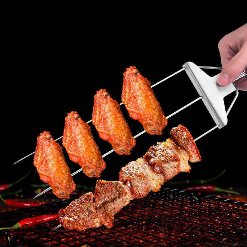 Royallure Premium EasySlide Stainless Steel Grilling Skewers