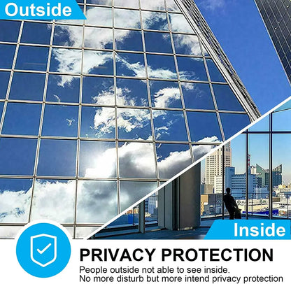 Royallure Reflective Heat-Blocking Window Film – Privacy & Sun Control Solution for Homes & Offices