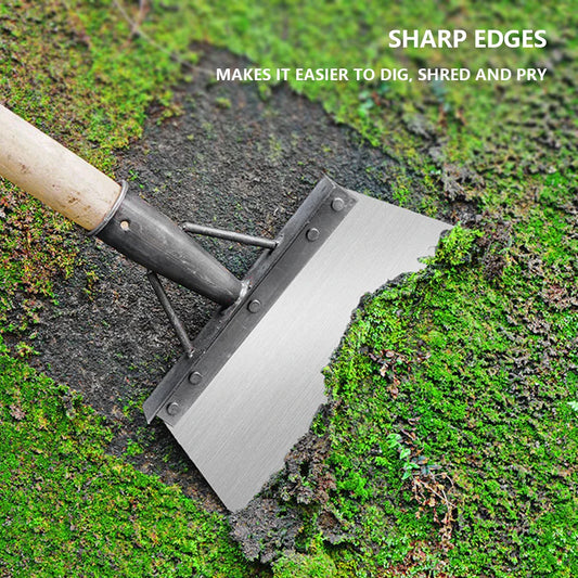 Royallure All-in-One Garden Scraper: Versatile Weeding, Planting & Ice Clearing Tool