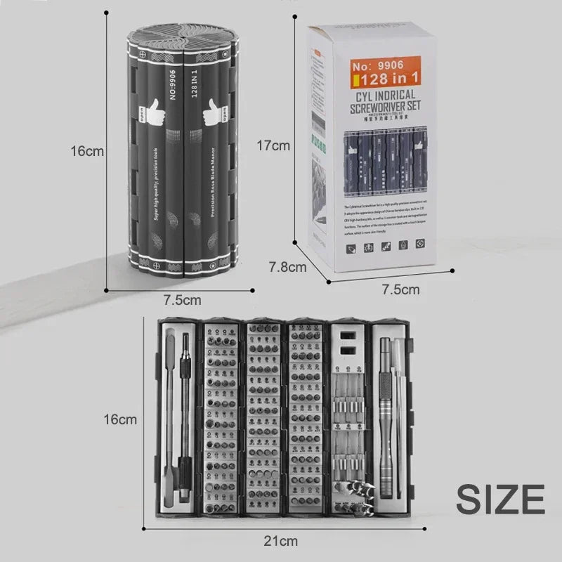 Royallure Compact Precision Screwdriver Kit for Home & PC Repairs