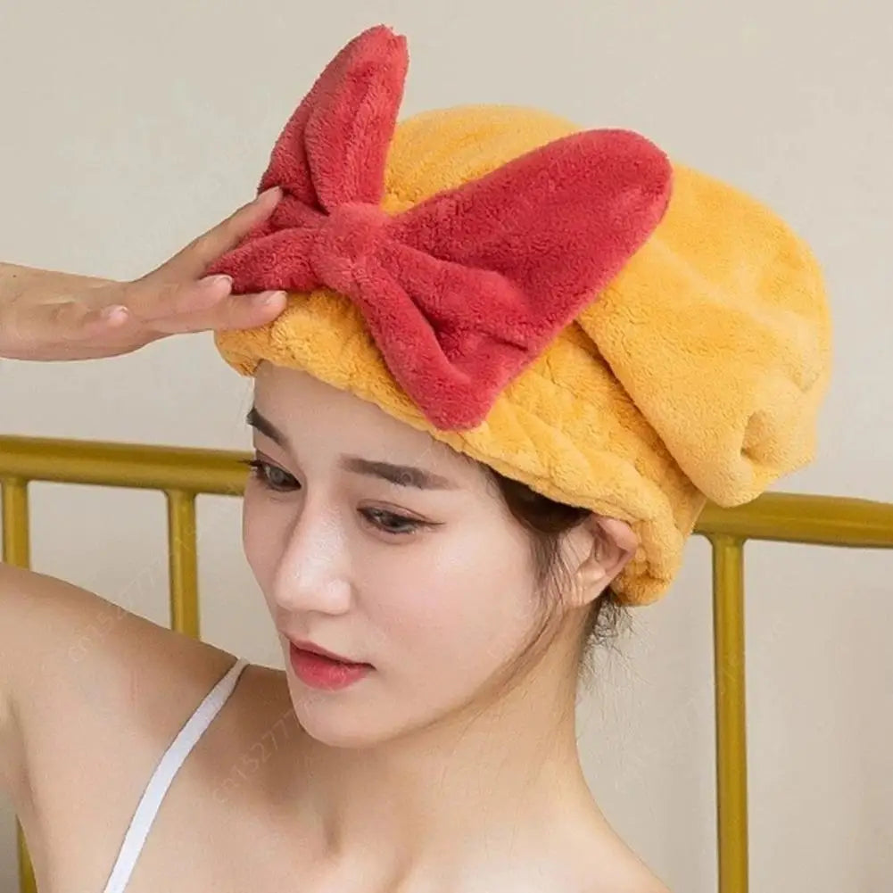 Royallure Ultra-Absorbent Microfiber Hair Drying Towel Cap