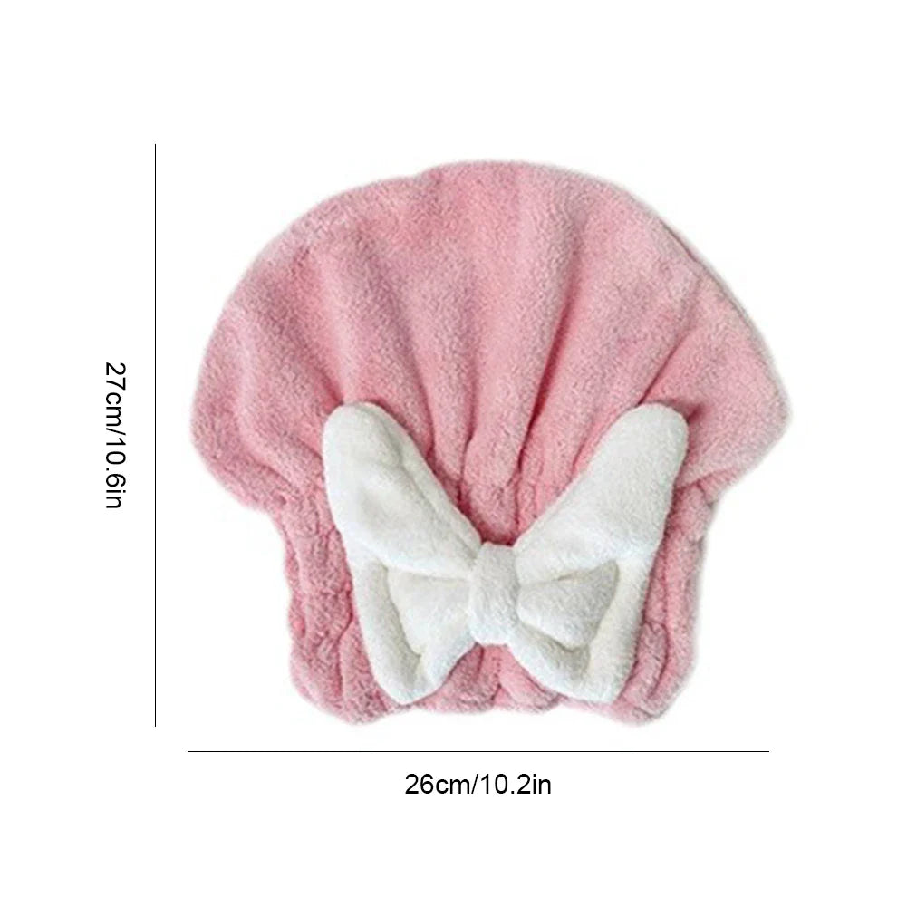 Royallure Ultra-Absorbent Microfiber Hair Drying Towel Cap