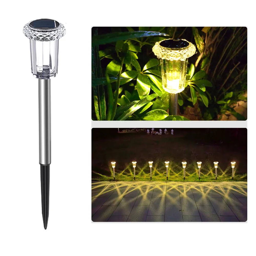 Royallure Solar Garden Lights - Energy-Efficient Outdoor Illumination with Automatic Night Glow, Waterproof Design, and Long-Lasting Battery