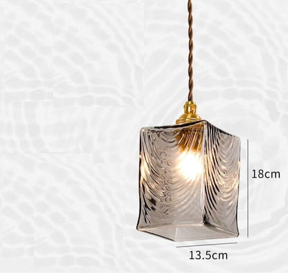 Royallure Chic Industrial Vintage Glass Pendant Lighting Fixture