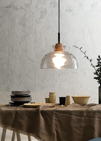 RoyaleGlow Stylish Elegance Glass Pendant Lights with Exquisite Lampshades - Small / Warm White