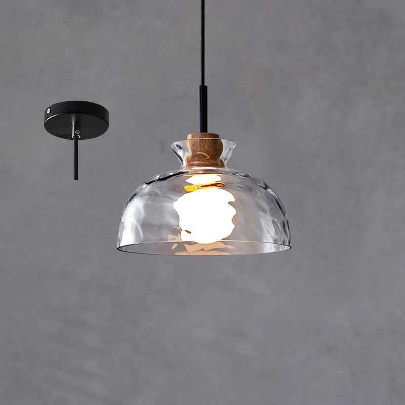 RoyaleGlow Stylish Elegance Glass Pendant Lights with Exquisite Lampshades - Small / Warm White