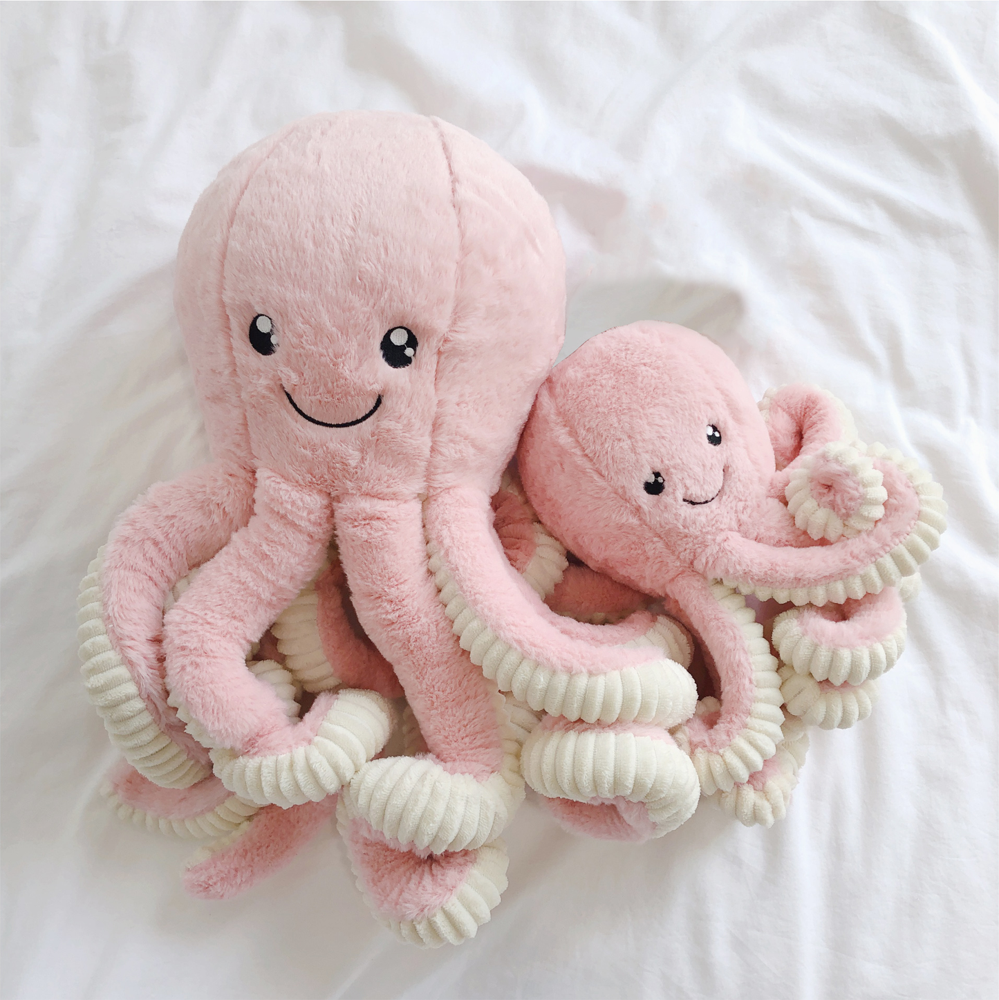 Children’s Cuddle Octopus Plush Toy – Soft & Huggable for All Ages - Small / Pink