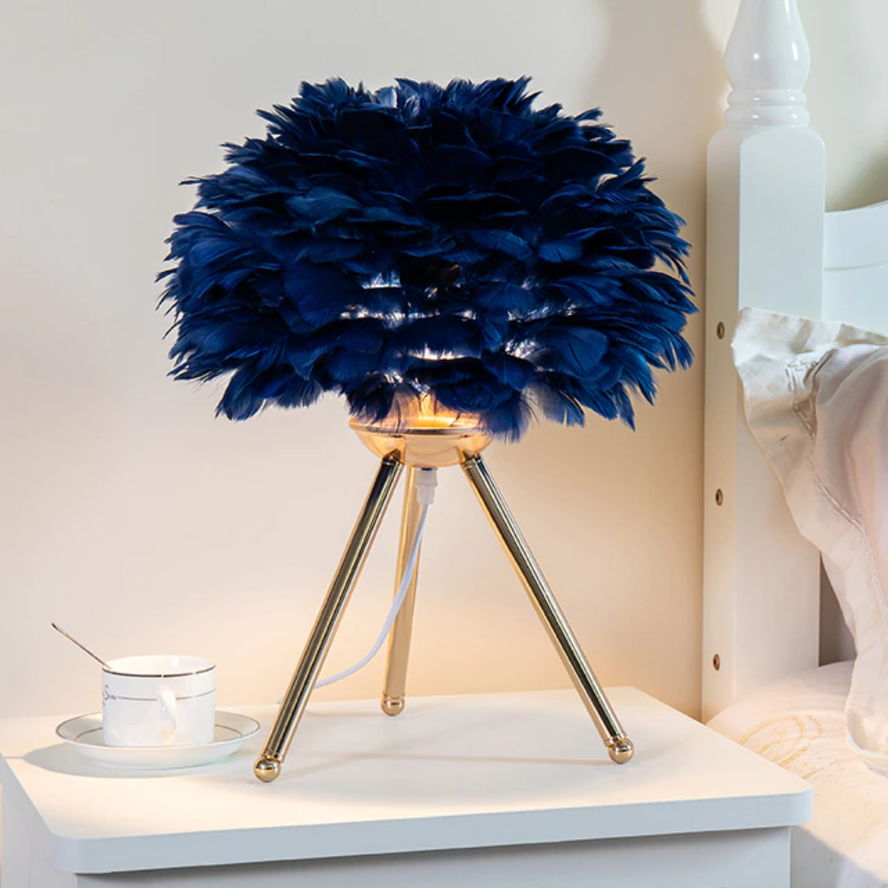 Royallure Feather LED Modern Table Lamp - 7 Colors