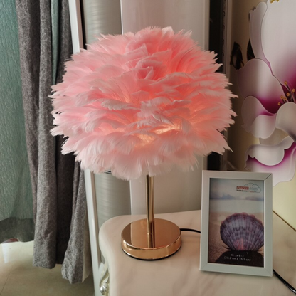 Royallure Feather LED Modern Table Lamp - 7 Colors