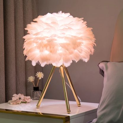 Royallure Feather LED Modern Table Lamp - 7 Colors