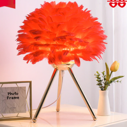 Royallure Feather LED Modern Table Lamp - 7 Colors