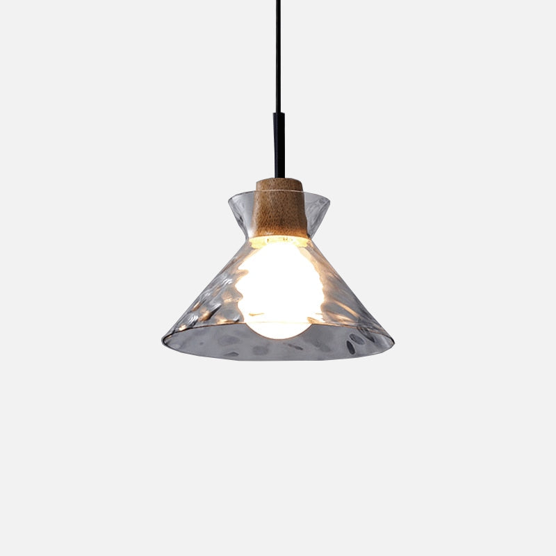 RoyaleGlow Stylish Elegance Glass Pendant Lights with Exquisite Lampshades - Small / Warm White